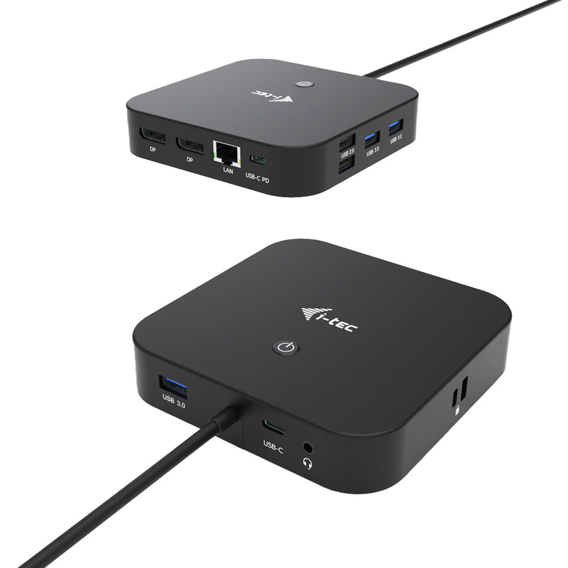 i-tec C31DUALDPDOCKPD base & duplicador de portas Com fios USB 3.