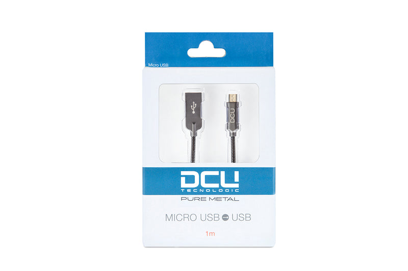 CABLE DCU MICRO USB A USB A 1M PURE METAL