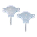 PACK 2 UNID. POLEIA NYLON 40MM PARAFUSO MADEIRA EDM