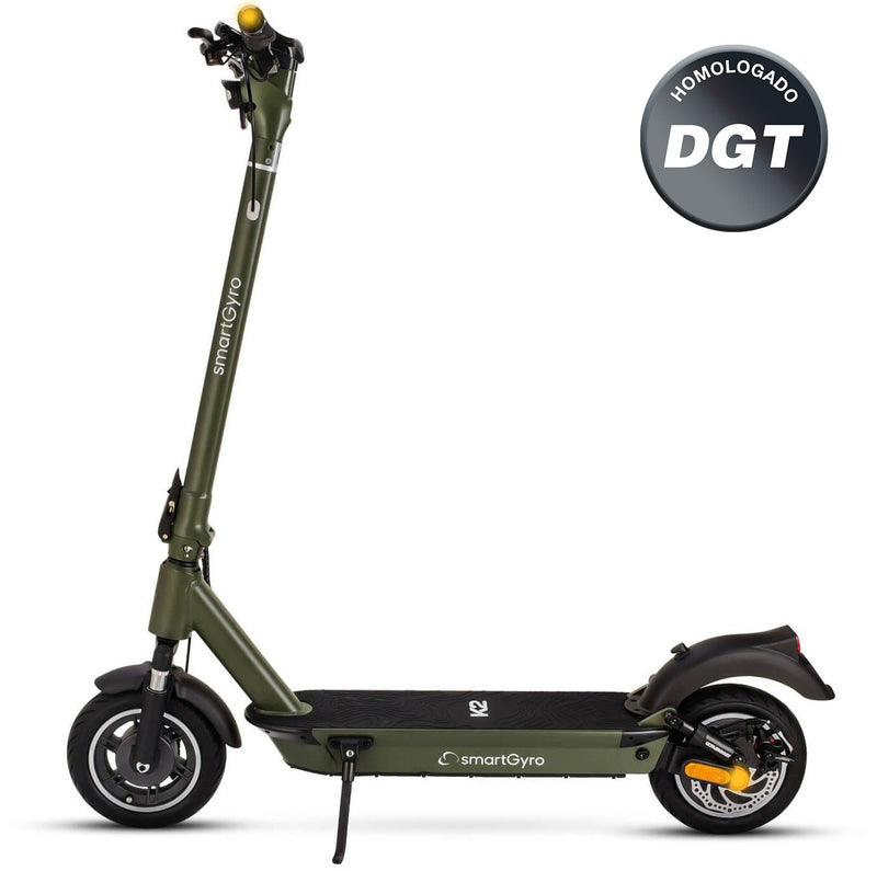 PATINETE ELÉCTRICO SMARTGYRO K2 ARMY CERTIFICADO MOTOR 800W RUEDA