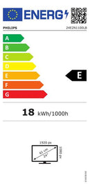 PHILIPS MONITOR VA 24" (23.8") 16:9 FHD 100HZ VGA HDMI 24E2N1100L