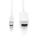 DIGITUS CABO ADAPTADOR MINI DISPLAYPORT 1.2 HDMI A MM 2MT 4K 60HZ