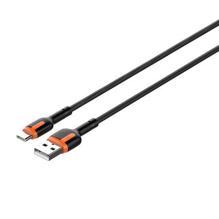 CABO USB-C LDNIO LS532 2M (CINZA-LARANJA)