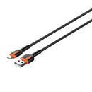 CABO USB-C LDNIO LS531 (CINZA-LARANJA)