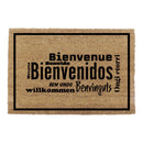 TAPETE 60X40CM MODELO BENVINDO IDIOMAS EDM