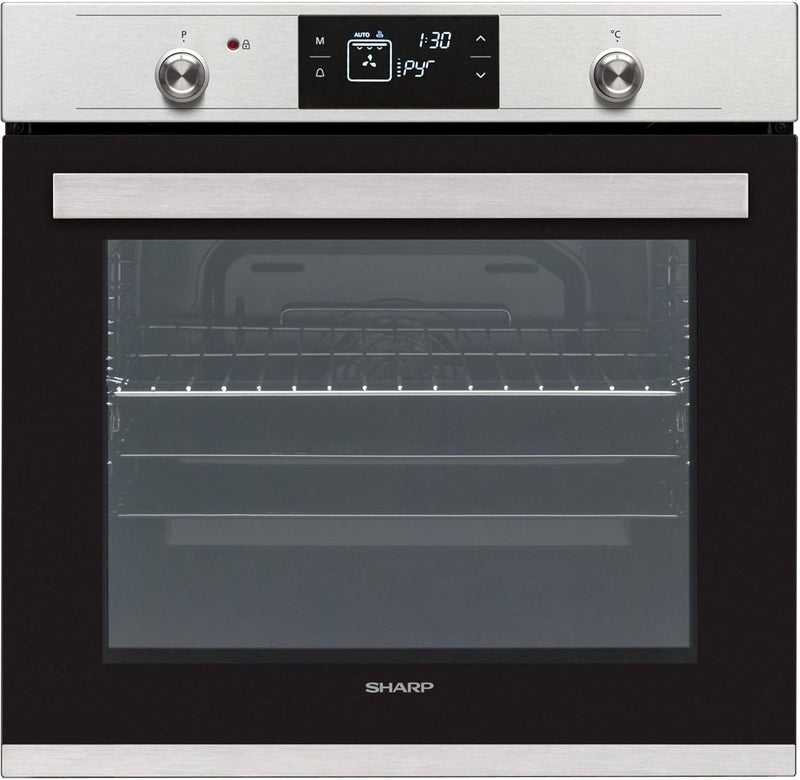 FORNO SHARP K71V28IM2 78L PIRO. INOX LCD 4CR VISIO