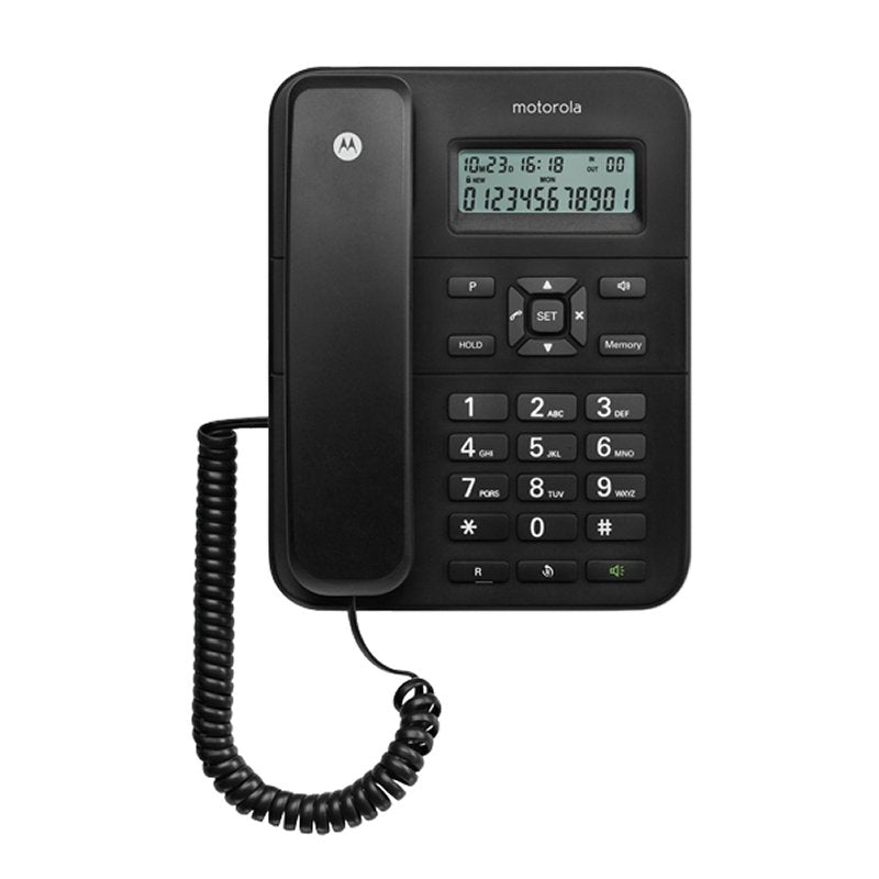 Motorola CT202 Telefone analógico Identificação de chamadas Preto