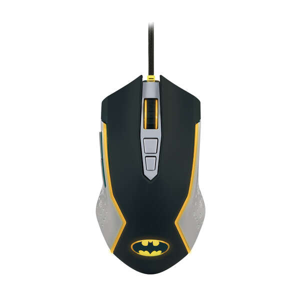 FR-TEC BATMAN RATON USB HASTA 8000DPI - ILUMINACION LED AMARILLO