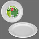 PRATO DE SOBREMESA BIODEGRADÁVEL Ø17 CM, 10 UNIDADES