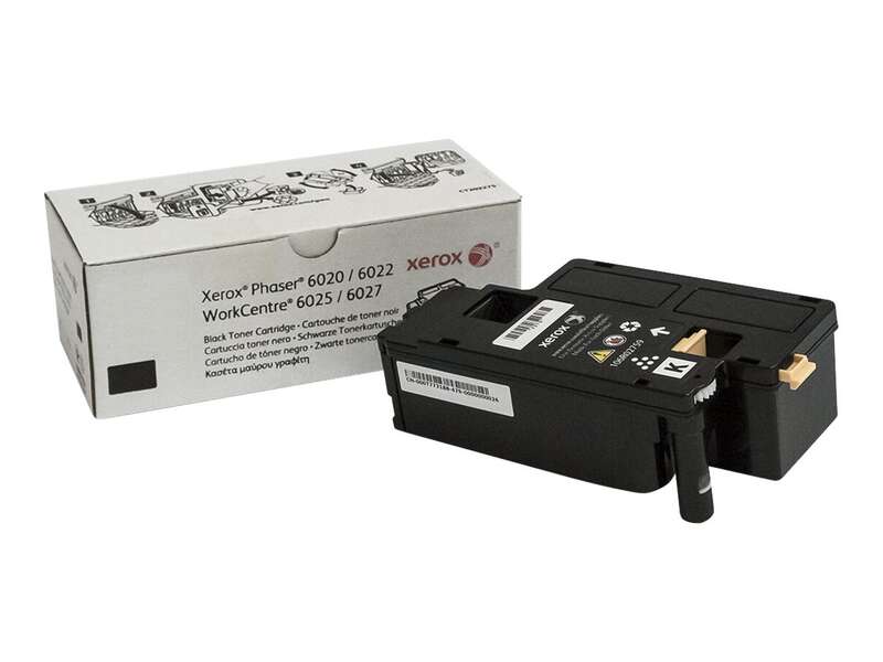 Xerox Phaser 6020/6022 WorkCentre 6025/6027 Cartucho Toner Preto