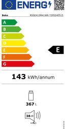FRIGORÍFICO SEM CONGELADOR BEKO RSSE415M41WN 1714X595