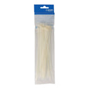 ABRAÇADEIRAS NATURAL 200X4,8MM NYLON DE ALTA QUALIDADE (BLISTER 2