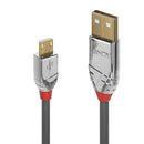 Lindy 36654 cabo USB 5 m USB 2.0 USB A Micro-USB B Cinzento