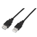 AISENS A101-0017 cabo USB 3 m USB 2.0 USB A Preto