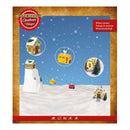 FIGURA AVENTURA NA NEVE 31,5X32,5X53CM 16 LEDS