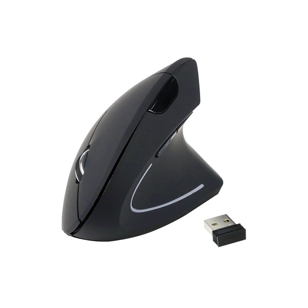 ERGONOMIC WIRELESS MOUSE, BLACK