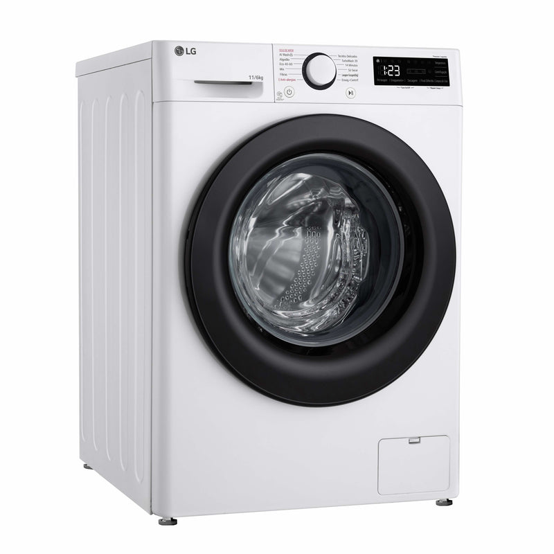 MÁQUINA DE LAVAR E SECAR ROUPA 10+6KG LG F4DR5011S6W