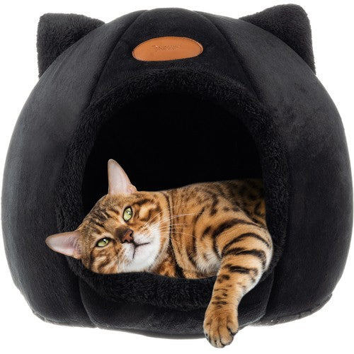 CAMA DE PELÚCIA PARA GATOS