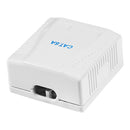 CAIXA DE SUPERFÍCIE 2 CONECTORES RJ45 CAT.6A BLINDADO