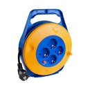 ENROLADOR DE CABOS 10M 3X1,5MM COM 4 TOMADAS BIPOLARES COM T/TL S