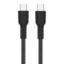 EWENT CABO USB-C 480MBPS 100W FABRIC PRETO 1MT