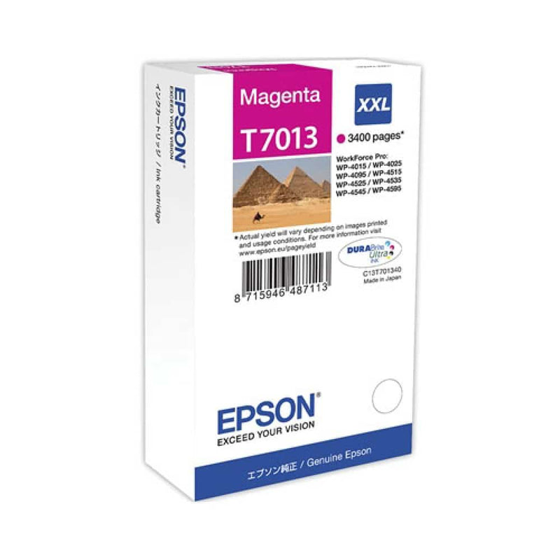 Epson Série WP4000/4500 Tinteiro XXL Magenta C13T7013 3,4k