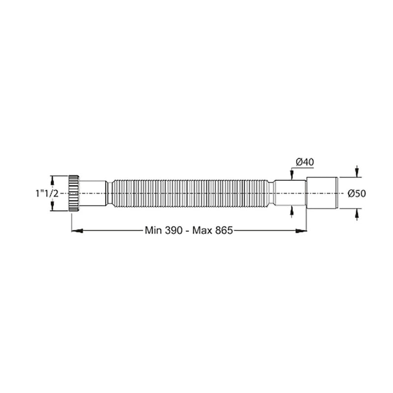 MAGIKONE FLEXIVEL-EXTENSIVEL 1´´1/2 X 40-50MM PORCA METÁLICA BRA