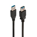 Ewent EC1008 cabo USB 1,8 m USB 3.2 Gen 1 (3.1 Gen 1) USB A Preto