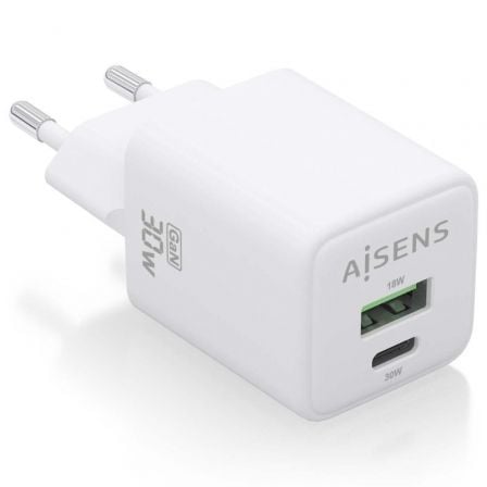 AISENS ASCH-30W2P037-W carregador de dispositivos móveis Universa