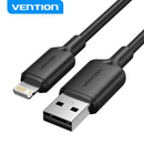 CABLE USB 2.0 LIGHTNING VENTION LAMBH USB MACHO - LIGHTNING MACHO