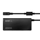 AISENS ASLC-65WAUTO-BK adaptador e transformador Interior 65 W Pr