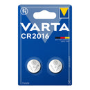 MICRO PILHA BOTÃO LITHIUM CR2016 3V VARTA (BLÍSTER 2 UNID.) Ø20,0
