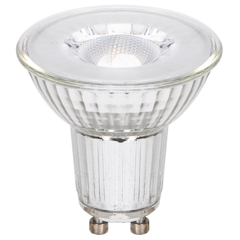 LED GU10 3W 6500K COPO DE LÂMPADA DE VIDRO DIMINUÍDO