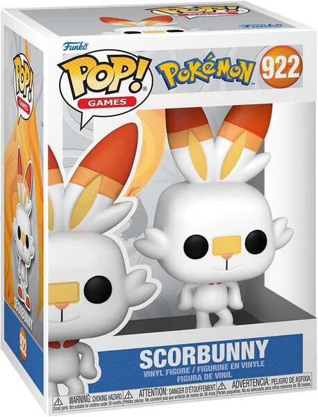 FUNKO POP SCORBUNNY - POKEMON 9.5CM