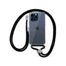 FUNDA COOL IPHONE 15 PRO TRANSPARENTE NEGRO