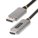 StarTech.com 133DISPLAYPORTHDMI21 adaptador de cabo de vídeo 2 m