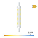 LÂMPADA LINEAR LED 118 MM R7S, 8 W, 900 LM, 6400 K, LUZ FRIA, REG