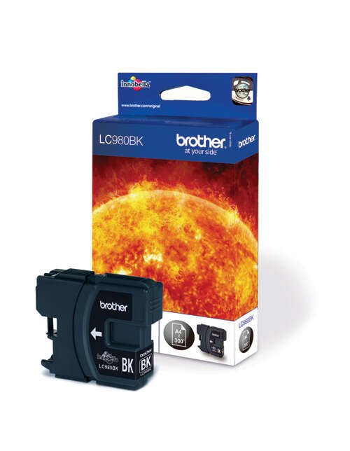 Brother LC-980BK tinteiro 1 unidade(s) Original Preto