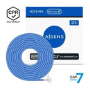AISENS A146-0664 cabo de rede Azul 100 m Cat7 SF/UTP (S-FTP)