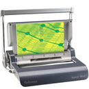 ENCUADERNADORA DE CANUTILLO FELLOWES QUASAR WIRE PLATA