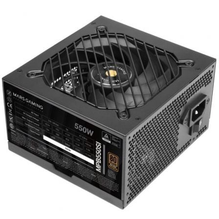 FUENTE DE ALIMENTACIÓN MARS GAMING MPB550SI 550W VENTILADOR 12CM