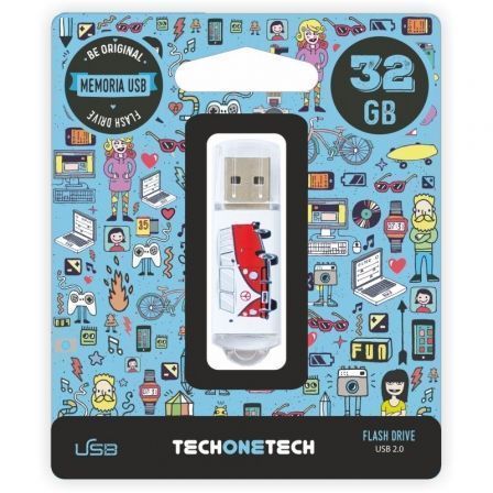 PENDRIVE 32GB TECH ONE TECH CAMPER VAN-VAN USB 2.0