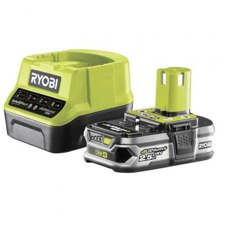 CARREGADOR + BATERIA DE LITIO RYOBI ONE+ RC18120-125 18V 2,0AH