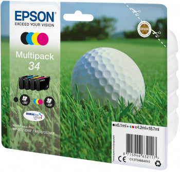 PACK 4 TINTEIROS EPSON 34