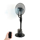 VENTILADOR DE PEDESTAL PRETO COM NÉVOA 90 W