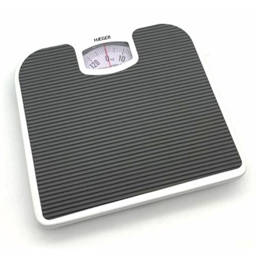 BALANÇA DE CASA DE BANHO HAEGER HEALTH SCALE GREY( 130 KG - 1 KG