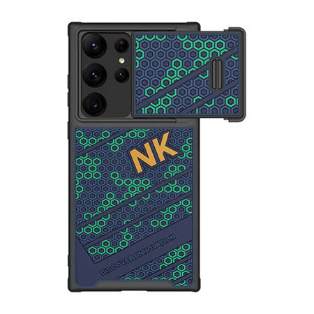 CAPA NILLKIN STRIKER PARA SAMSUNG GALAXY S23 ULTRA (AZUL-VERDE)