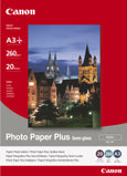 PHOTO PAPER CANON SEMI-GLOSSY - SG201 A3 + 20 FOLHAS