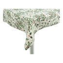 TOALHA DE MESA NATALINA EM ALGODÃO COM VISCO, 140 X 180 CM