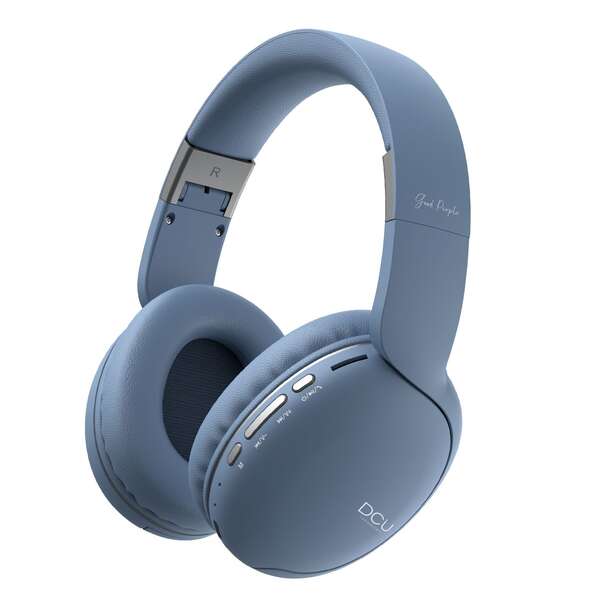 AURICULARES DCU BLUETOOTH DIADEMA MULTIF, AZUL